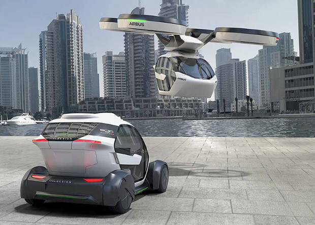 Airbus и Italdesign показали проект капсульной транспортной системы Pop.Up.
