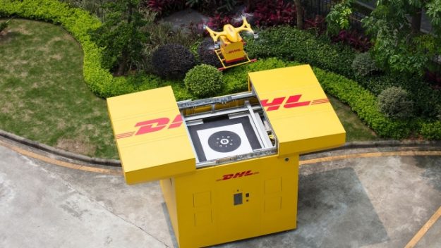 DHL первой в мире представила автоматизированный сервис доставки дронами