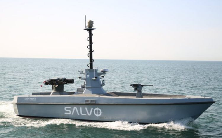 В Мраморном море испытали турецкий беспилотный военный катер SALVO