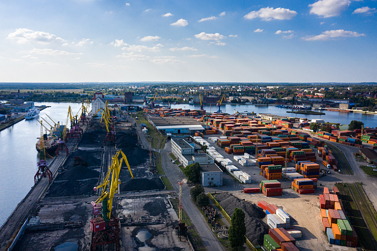 В порту Калининграда реконструируют систему, управляющую движением судов