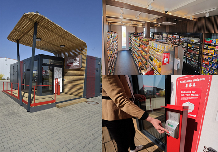 Немецкая сеть супермаркетов REWE тестирует формат автоматизированных сельских магазинов