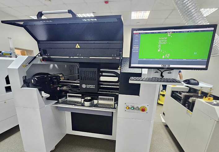 Серийное производство станков для SMD монтажа печатных плат запущено при поддержке Сколково и Минпромторга
